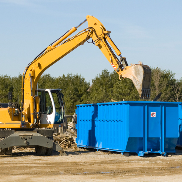 can i choose the location where the residential dumpster will be placed in New Britain